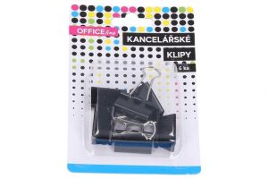 Klip kancelářský 6 ks, 25 mm