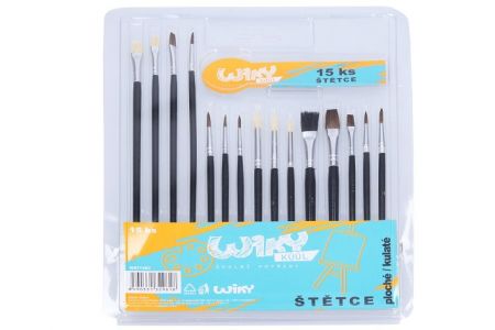 Sada štětců 15 ks