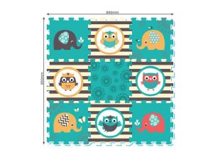 Bloky měkké zvířata 30 cm, 9 ks