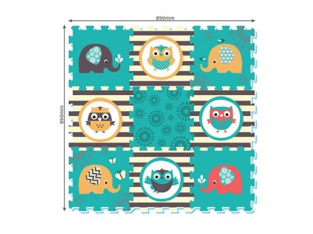 Bloky měkké zvířata 30 cm, 9 ks