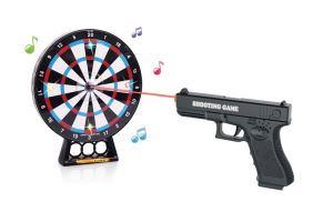 Laserová pistole s terčem