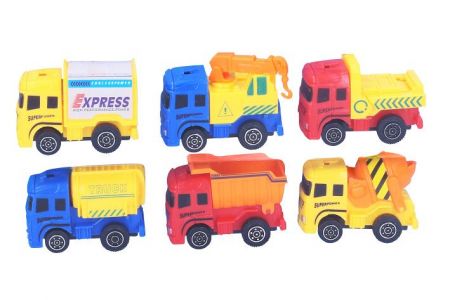 Sada 6 autíček, 6 cm