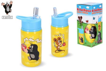 Láhev nerez Krtek 500 ml modrá