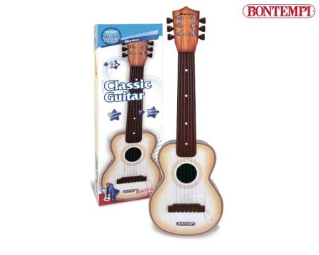 Klasická kytara se 6 kovovými strunami 55 x 18 x 5,5 cm