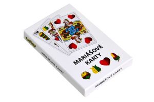 Karty Mariáš v papírové krabičce