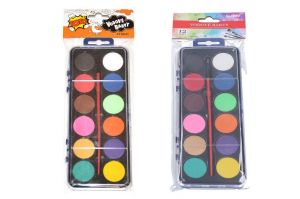 Vodové barvy 12 barev