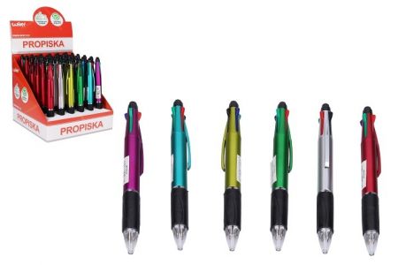 Propiska vícebarevná (4 barvy) + stylus