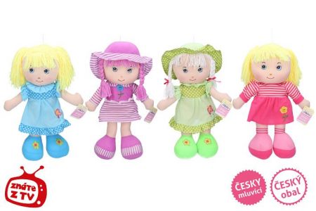 Zpívající panenka Jůlinka 55 cm (český obal, mluví česky)