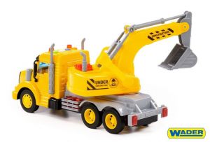 Auto bagr na setrvačník žluté