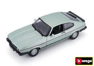 Bburago 1:24 Plus Ford Capri 1982 light Black