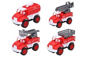 Auta hasičská 4 ks 10,5 cm