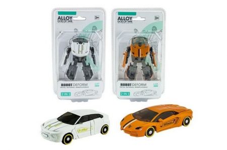 Autorobot kovový 11 cm