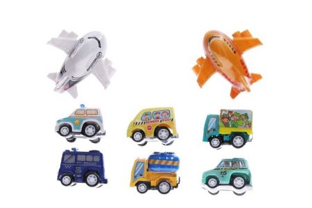 Dopravní prostředky 8 ks 7 cm