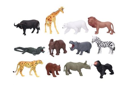 Zvířátka figurky divoká zvěř 15 cm