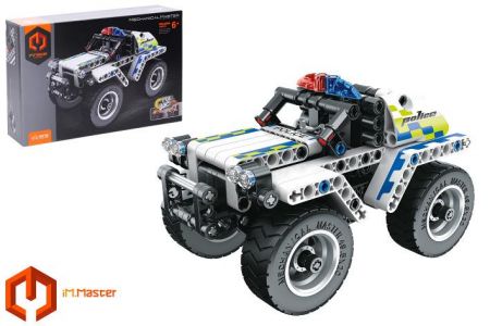 Stavebnice Policejní auto 16 cm