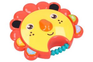 Piánko s melodiemi lev 15 cm