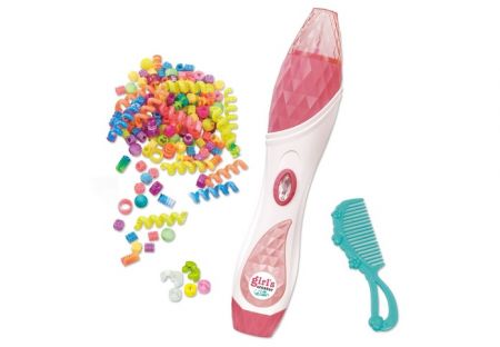 Navlékač korálků do vlasů set velký