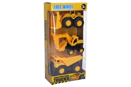 Auto stavební stroj 12 cm 3ks