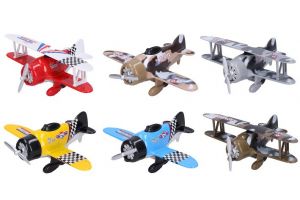 Letadlo kovové 12x15,5 cm
