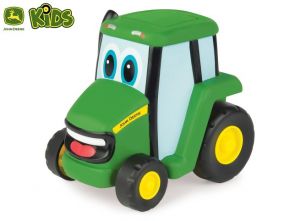 JD Kids John Deere - Traktor Johnny zmáčkni a jeď 15 cm