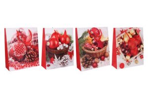 Dárková taška M 26x32x10 cm Vánoce