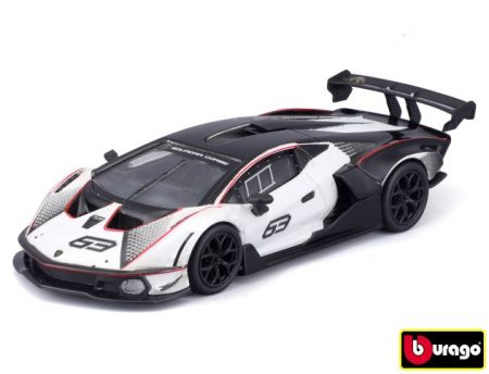 Bburago 1:24 Race Lamborghini Essenza SCV12 White