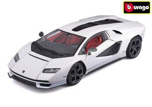 Bburago 1:24 Plus Lamborghini Countach LPI 800-4 White