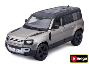 Bburago 1:24 Plus Land Rover Defender 110 Silver