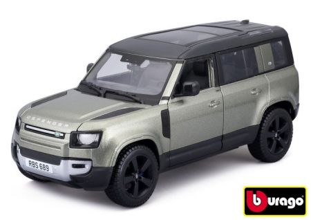 Bburago 1:24 Plus Land Rover Defender 110 Green