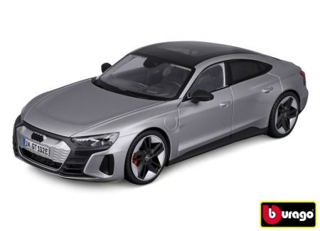 Bburago 1:18 Top Audi RS E-tron GT Silver