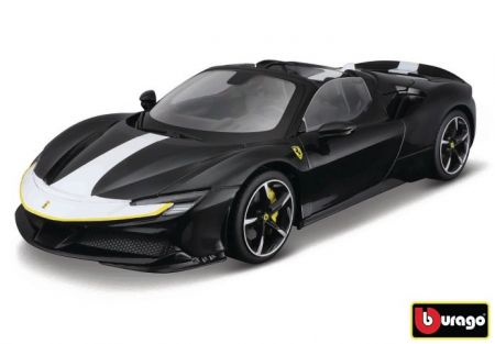 Bburago 1:18 Ferrari Signature Series SF90 Spider Assetto Fiorano Black