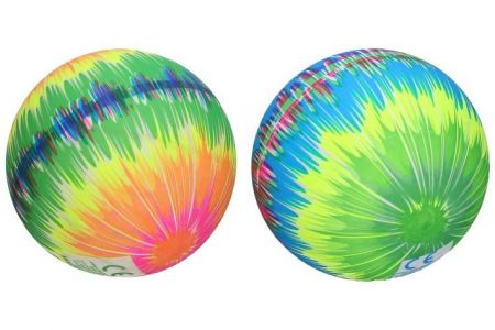 Míč guma nenafouknutý - duha 22 cm