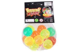 Hop koule 2,5 cm barevné set 12 ks