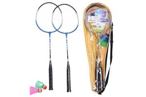 Rakety na badminton 65 cm 2 míčky set