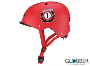 Globber Dětská přilba Elite New Red Racing XS/S (48-53 cm)