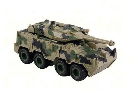 Vojenské vozidlo na setrvačník s efekty 25 cm
