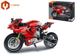 IM.Master Stavebnice motorka červená 32,2x10x16,6 cm