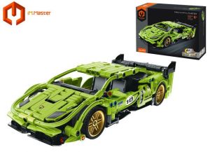 IM.Master Stavebnice závodní auto zelené 25x11,4x6,6 cm