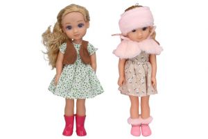 Panenka s kožíškem 35cm