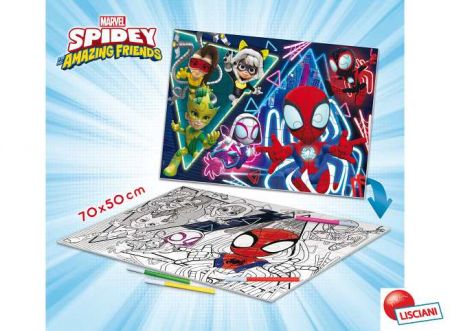 Spider-man Spidey Puzzle MAXI-FLOOR 70x50cm 35 dílků dílků