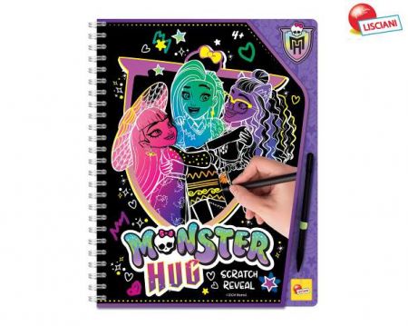 Monster High Vyškrabávací omalovánky objetí