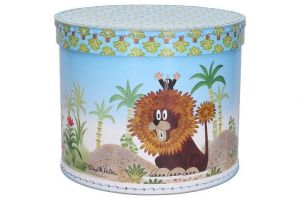 Krtek krabice kruhová Krtek a lev 25cm