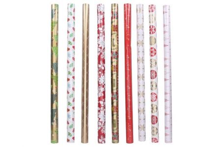 Balící papír 0,7x2 m Vánoce mix 1