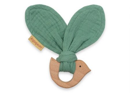 Kousátko s ptáčkem New Baby Bird mint