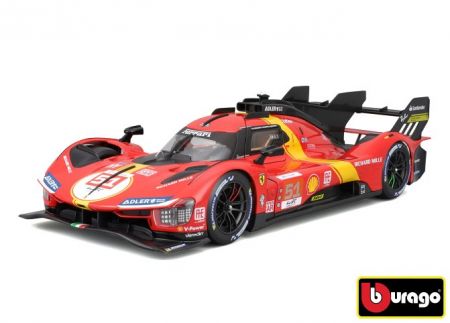 Bburago 1:18 Ferrari Racing - 499P LMH - Red #51