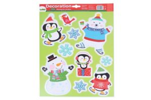 Dekorace okenní 41x29 cm VÁNOCE