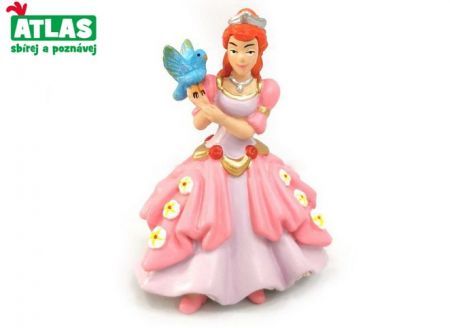 Figurka Princezna s ptáčkem 9 cm