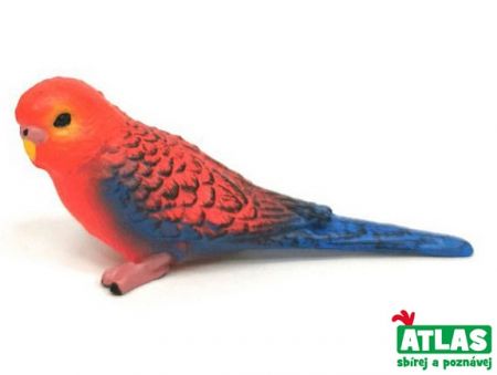 Figurka Rosela červená 7,5 cm