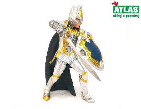 Figurka Rytíř v bílé zbroji 10 cm