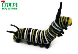 Figurka Housenka Monarcha stěhovavý 6,5 cm